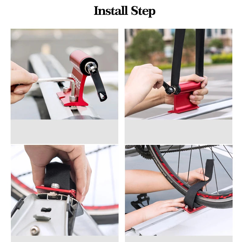 ROCKBROS Quick Release Alloy Fork Bike Car Rack Carrier