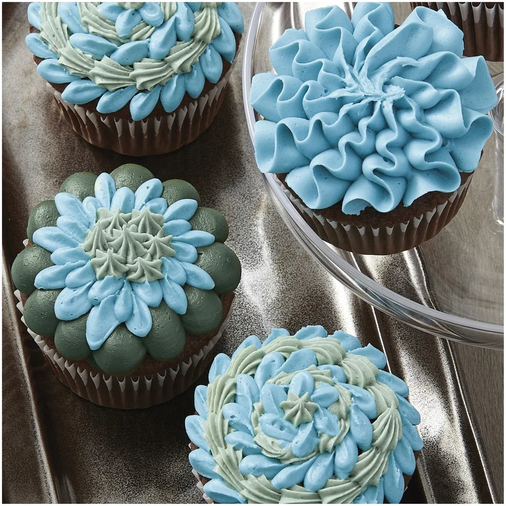 XMSJCake Tools Cupcake Decorating Book Set Spatula Tips