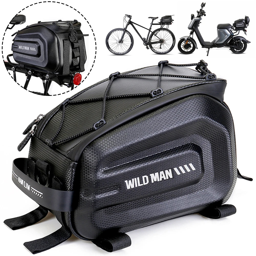 APWIKOGER EVA Rear Seat Bike Bag Multifunction Waterproof