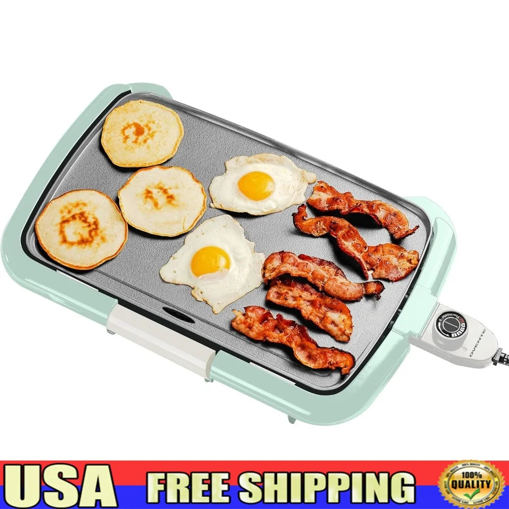 XMSJ Griddle Nonstick Surface With Adjustable Thermostat