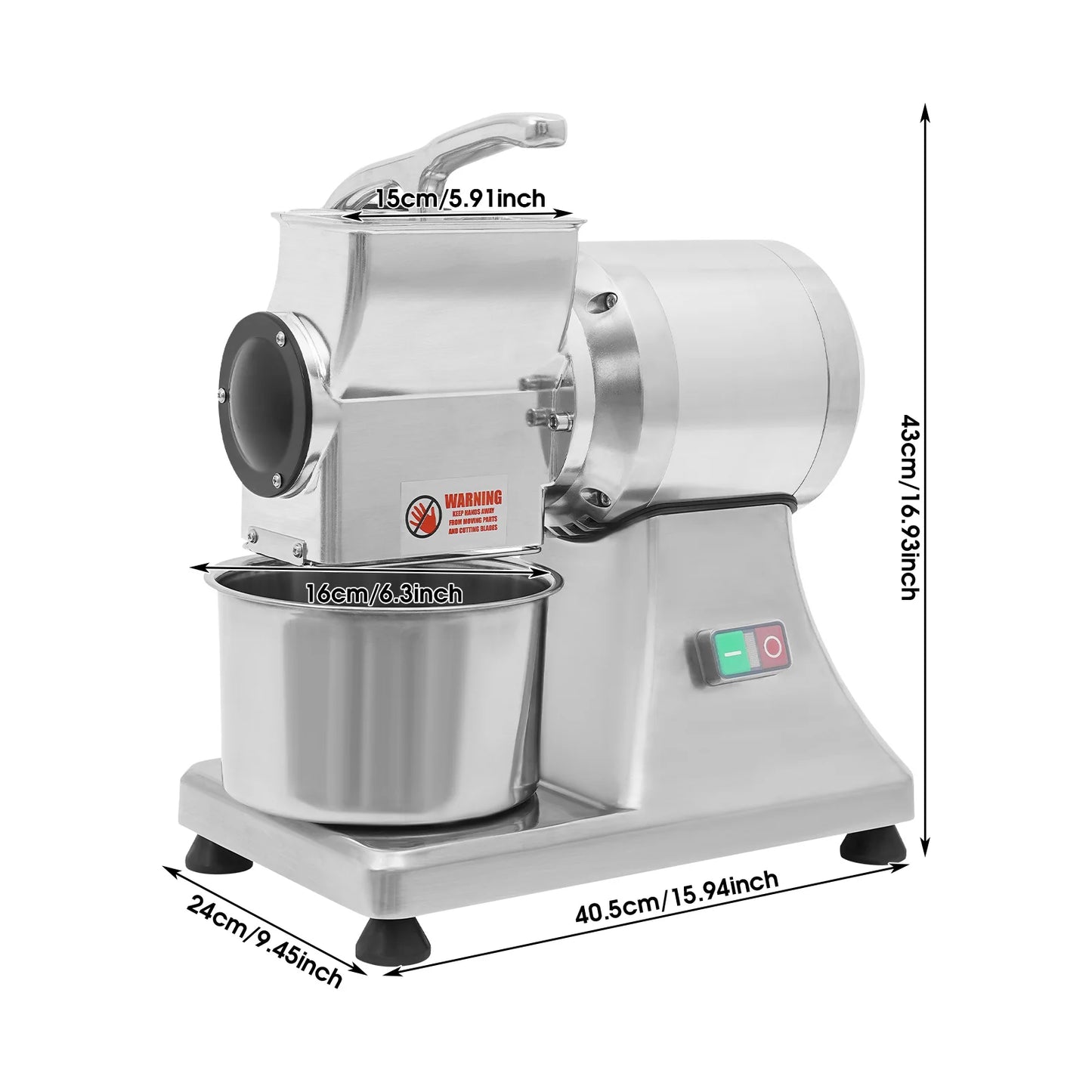 0.75HP 550W Professional Electric Cheese Grater Baking Tools Nut Bread Chocolate Mill Bread Crumbs Crushing Machine