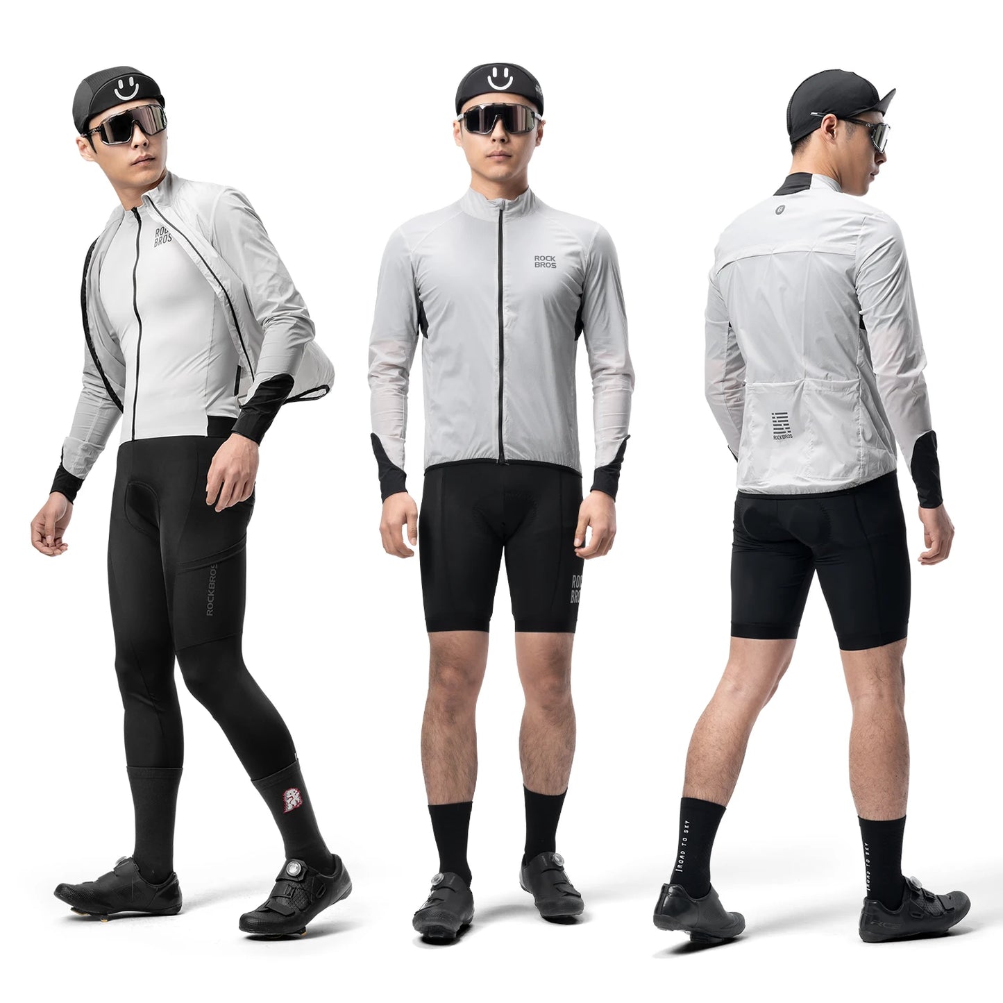 RockBros Cycling Jacket Lightweight Windproof Breathable