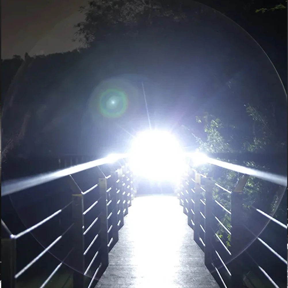 APWIKOGER 800LM USB C Bike Headlamp With 6 Modes Light