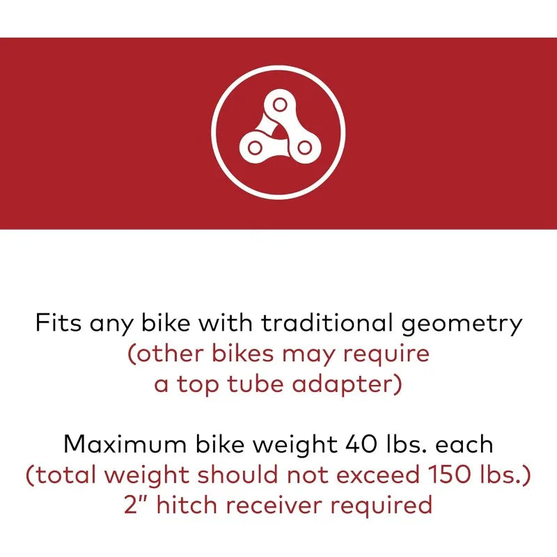 General Use FullSwing 4 Bike Hitch Mount Carrier Swing Away