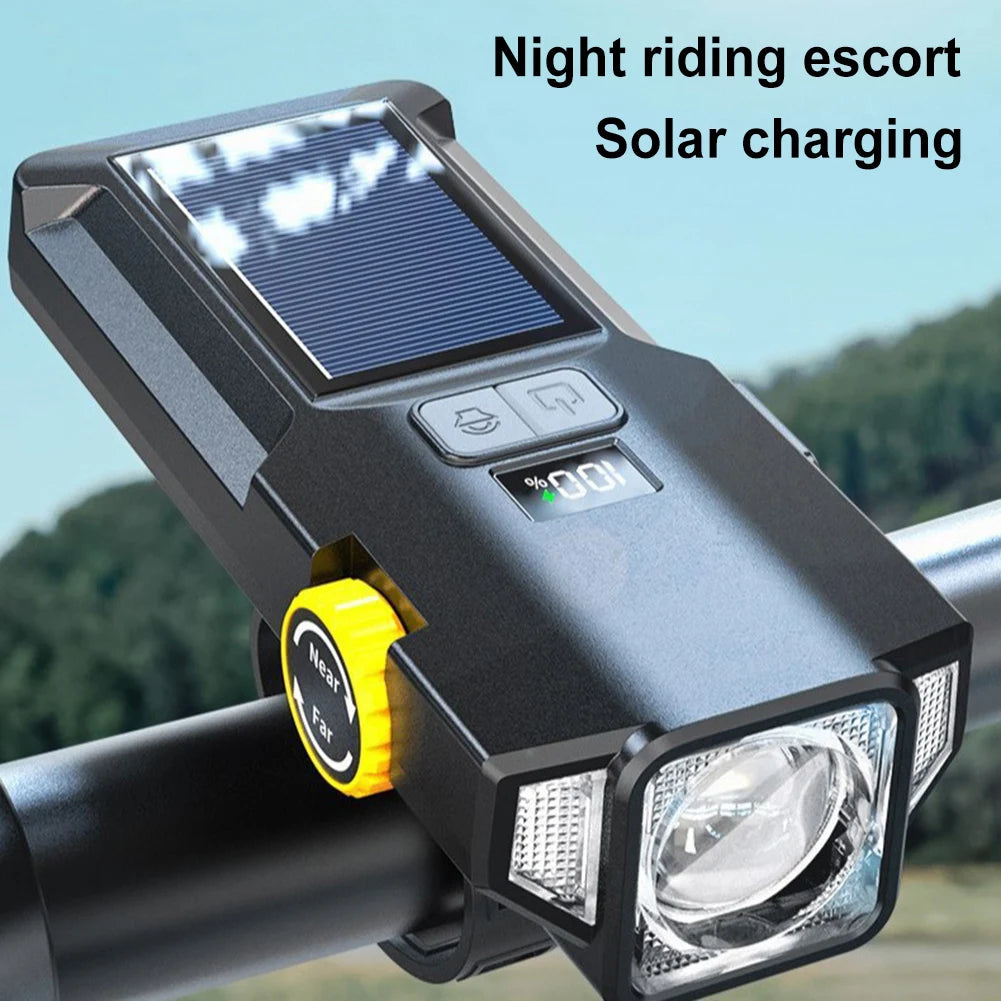 Hign-concerned Chemical Solar Bike Front Light USB Lamp