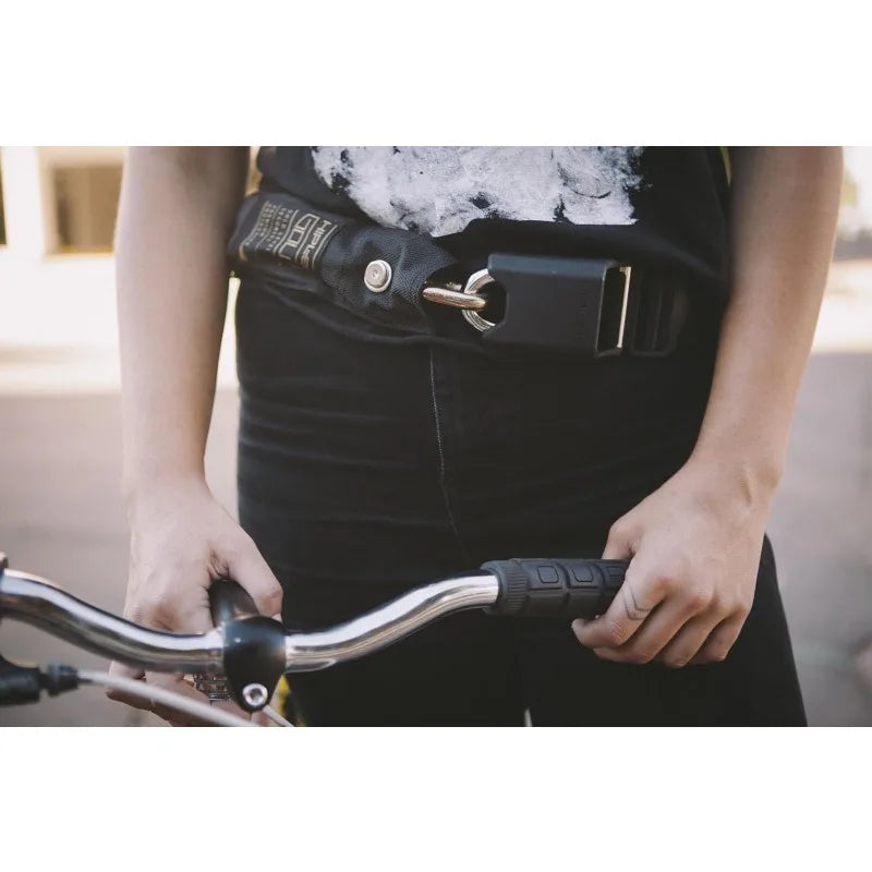YTYIN Hiplok Gold Wearable Chain Bicycle Lock For Cyclists
