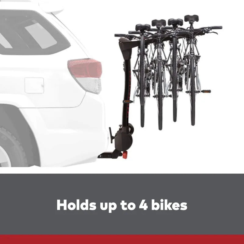 General Use FullSwing 4 Bike Hitch Mount Carrier Swing Away