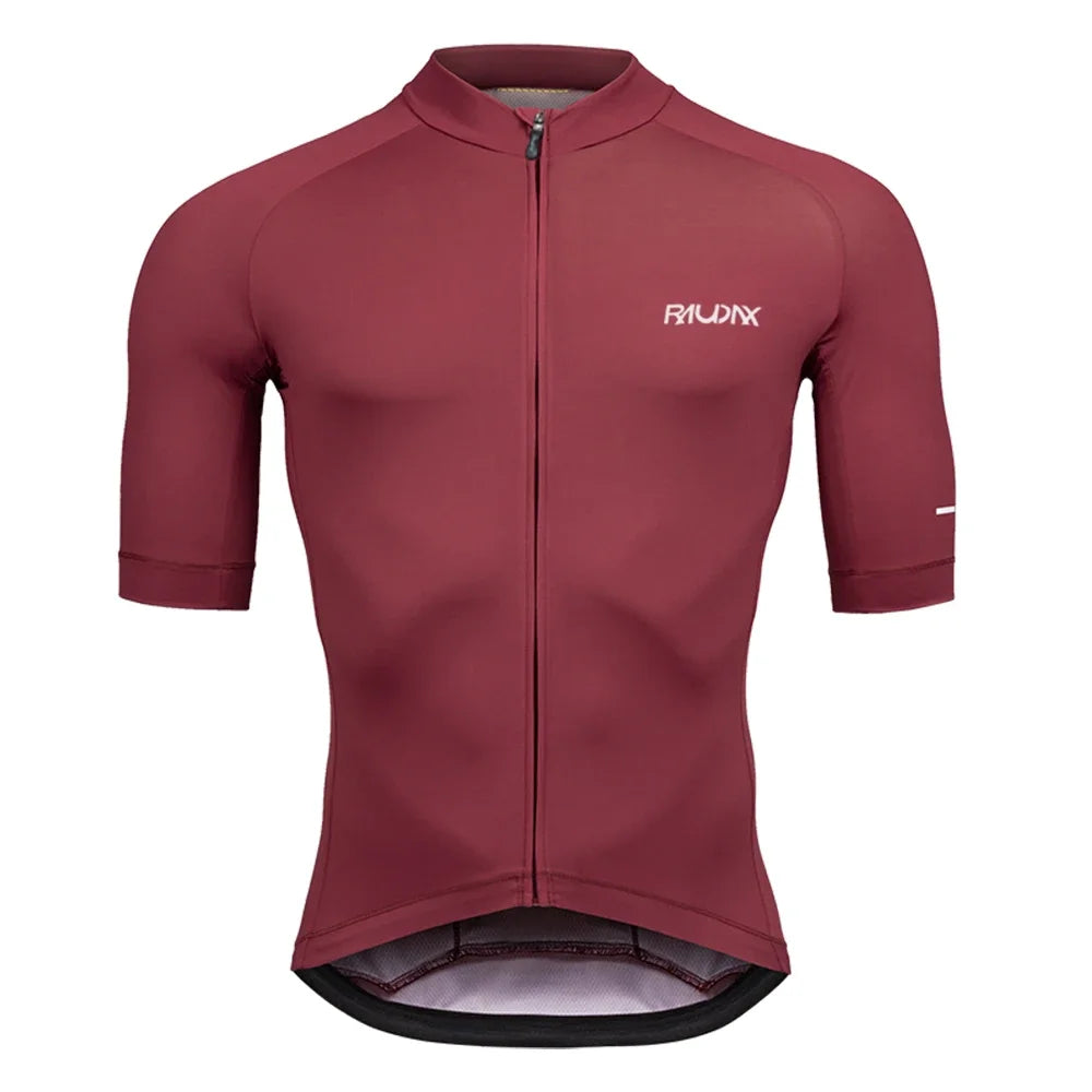 Raudax Cycling Jersey Unisex Short Sleeve Breathable Fabric