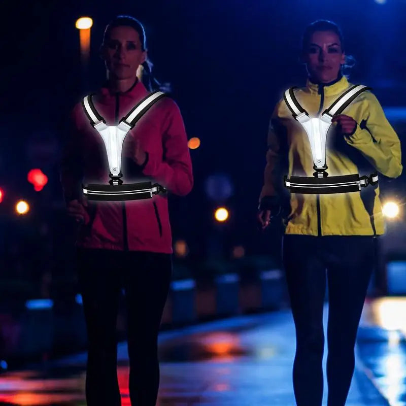 Guangdong Running Light Vest USB Reflective Gear For Runners