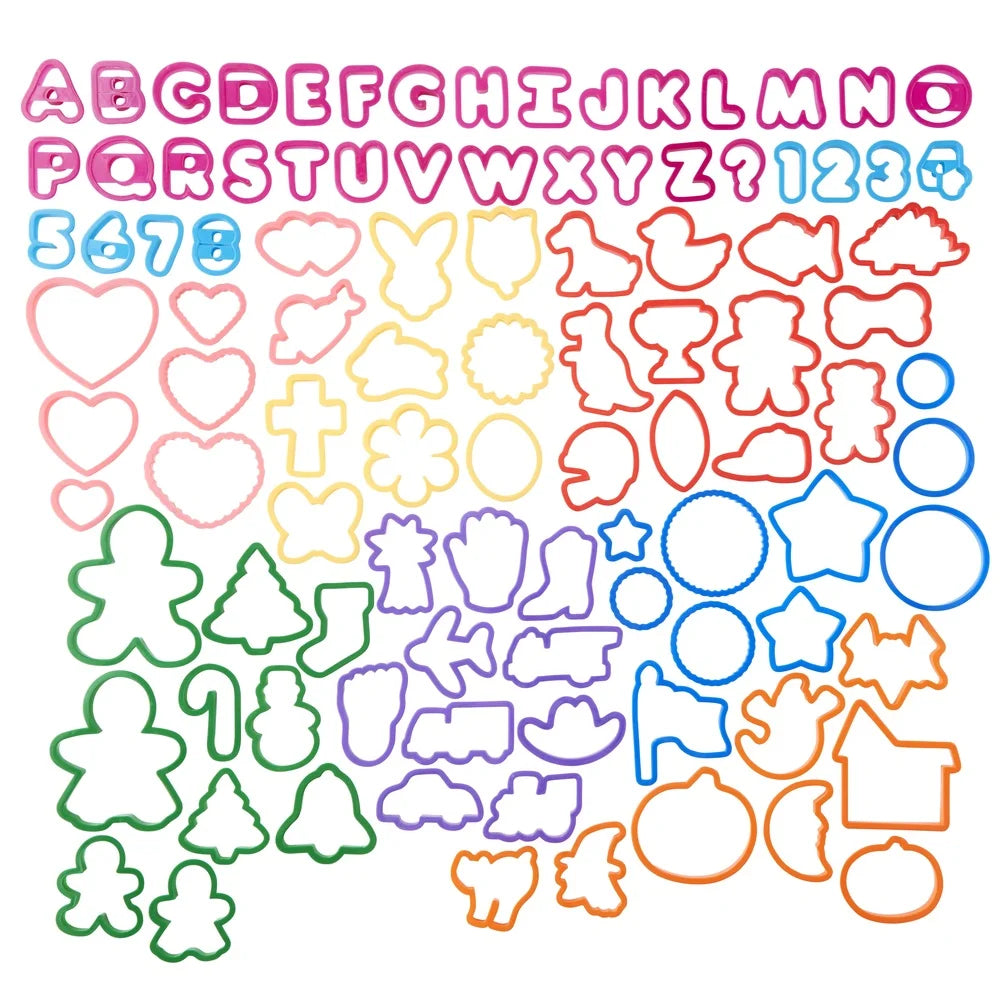 Cookie Tools 101 Piece Cookie Cutter Set Animal Shapes