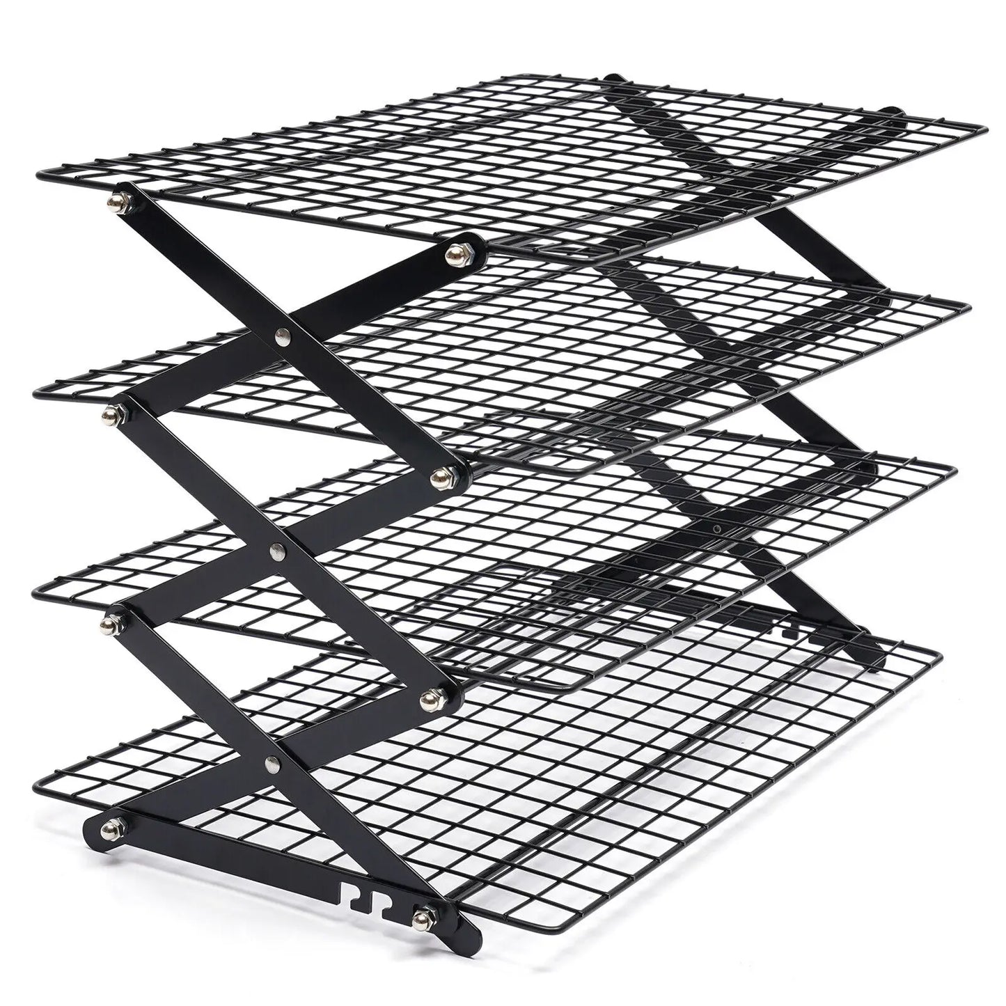 Hign Concerned 4 Tier Collapsible Cooling Rack Bakeware