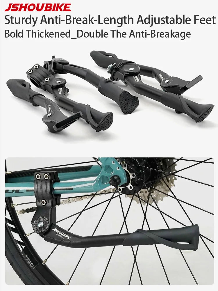 JSHOU BIKE Adjustable Bicycle Kickstand Aluminium Alloy MTB
