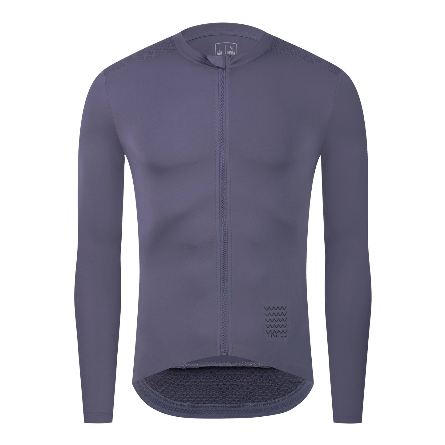 YKYWBIKE Mens Long Sleeve Cycling Jersey Pro Team Jersey