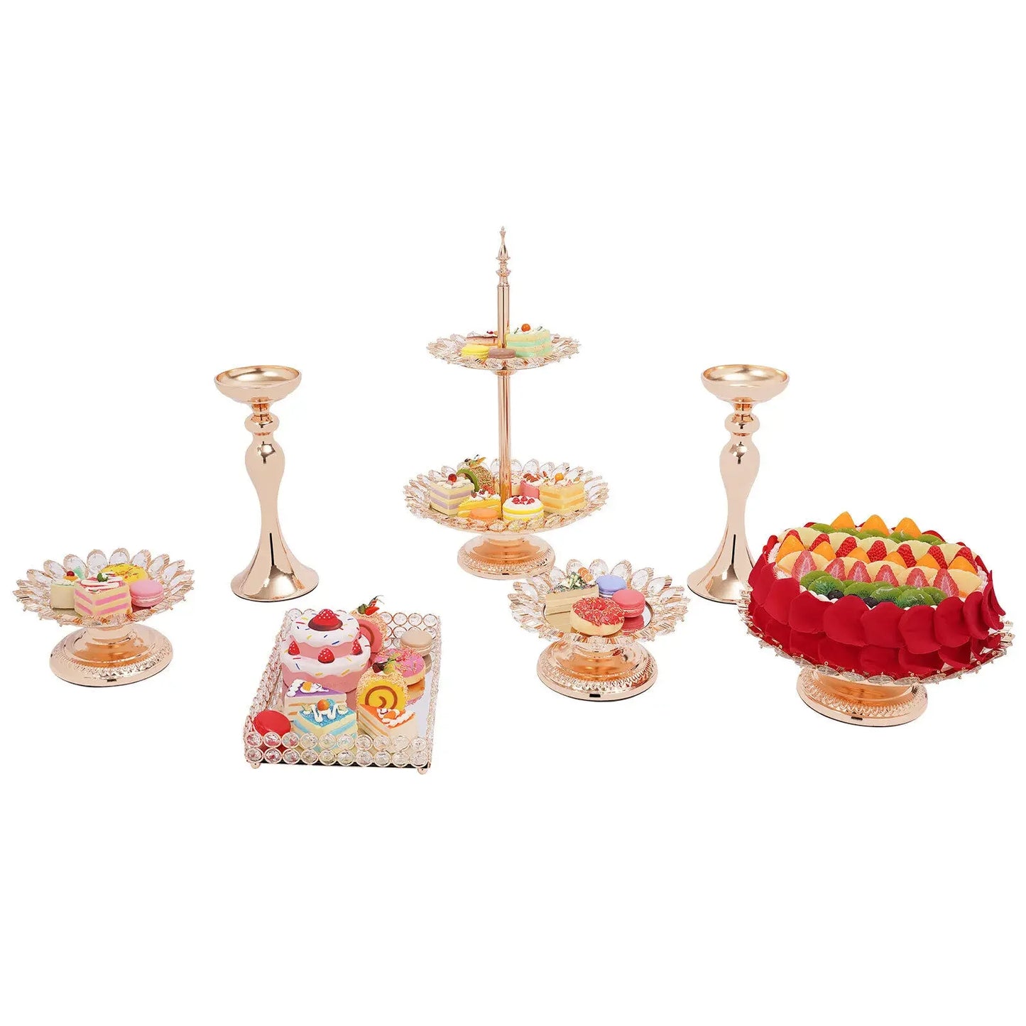 Cake Tools Round Cake And Cupcake Stands Dessert Display