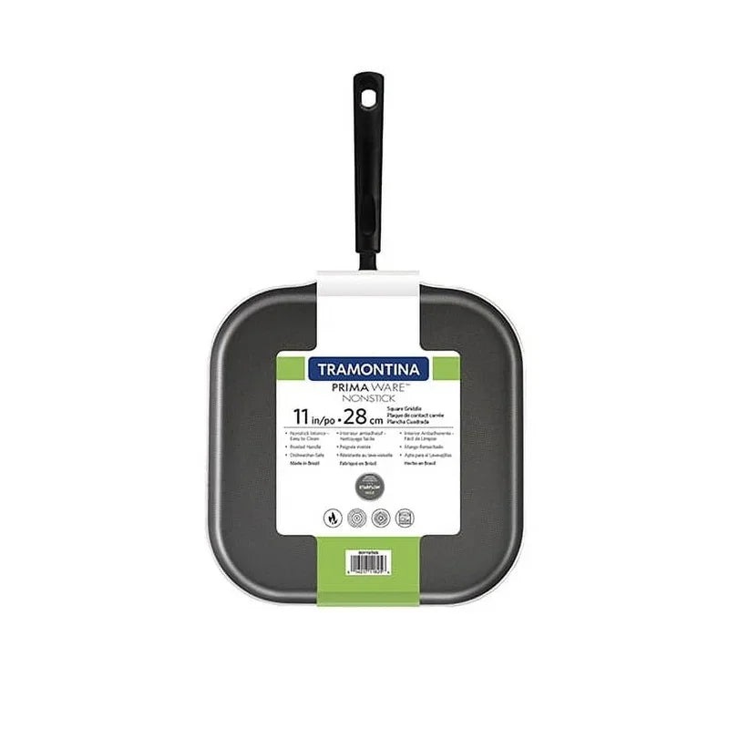 PrimaWare Nonstick Square Griddle Aluminum Dishwasher Safe