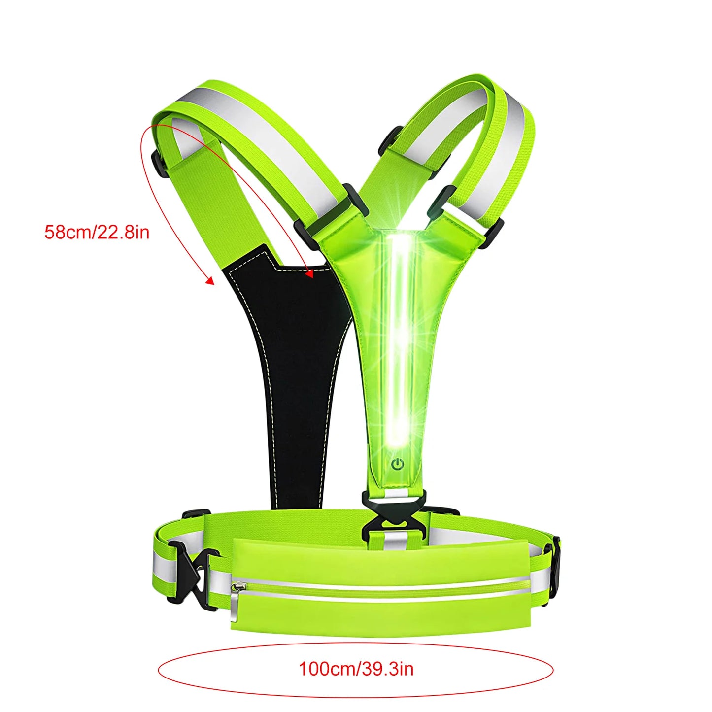 Guangdong Running Light Vest USB Reflective Gear For Runners