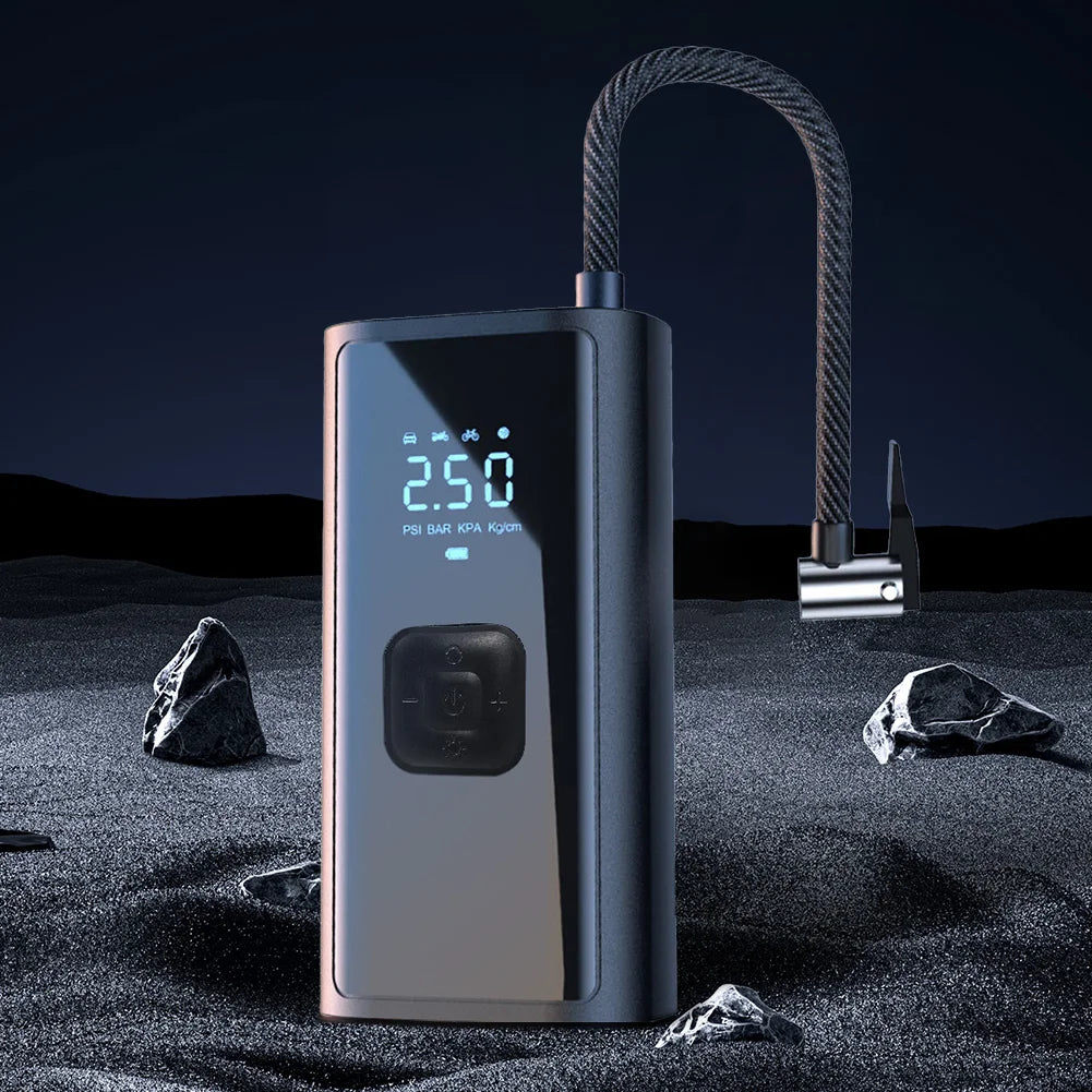 Hign Concerned 3 In 1 Car Wireless Air Pump LEDLight