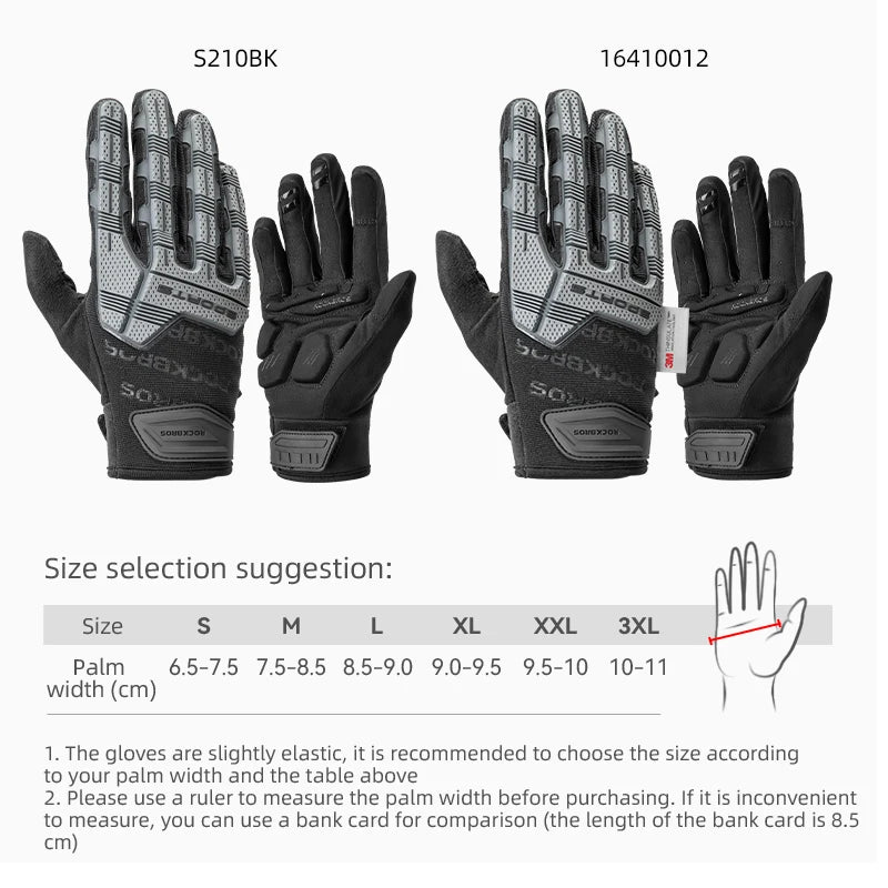 ROCKBROS Cycling Gloves Tactical Thickened Pad Shockproof