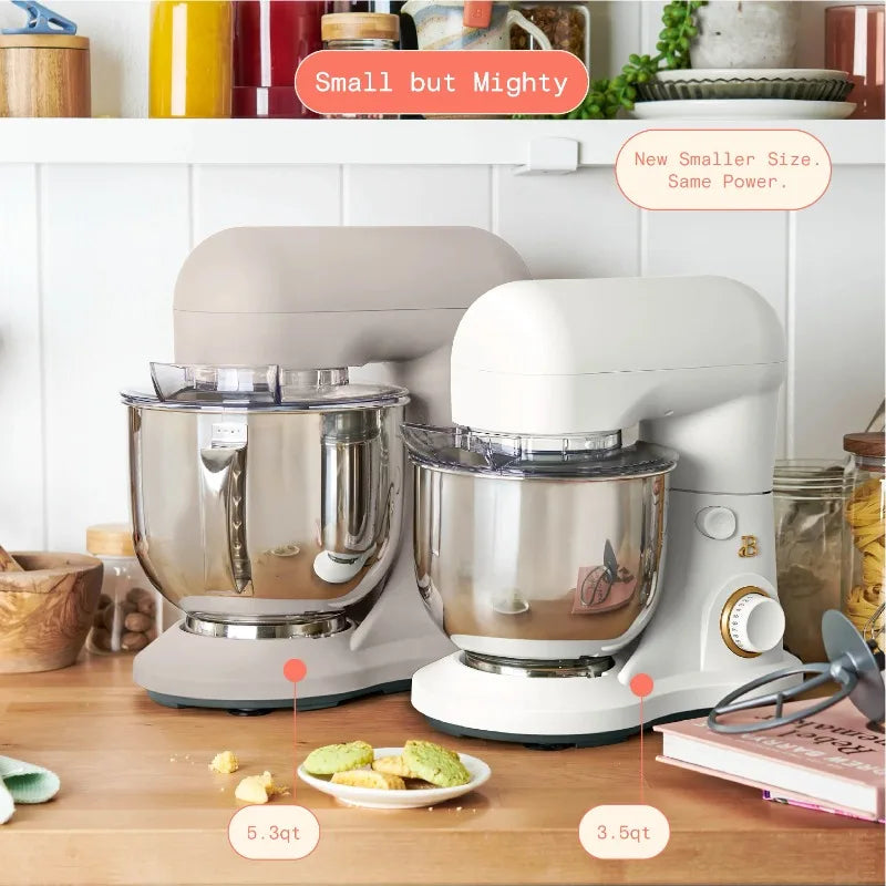 HAOYUNMA 3.5 Qt Stand Mixer Tilt Head Rose Drew Barrymore