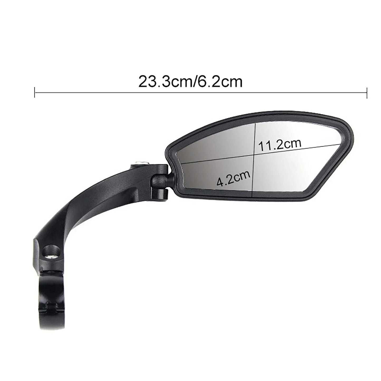 Shunmaii Wide Range Rearview Bicycle Mirror 360 Rotation