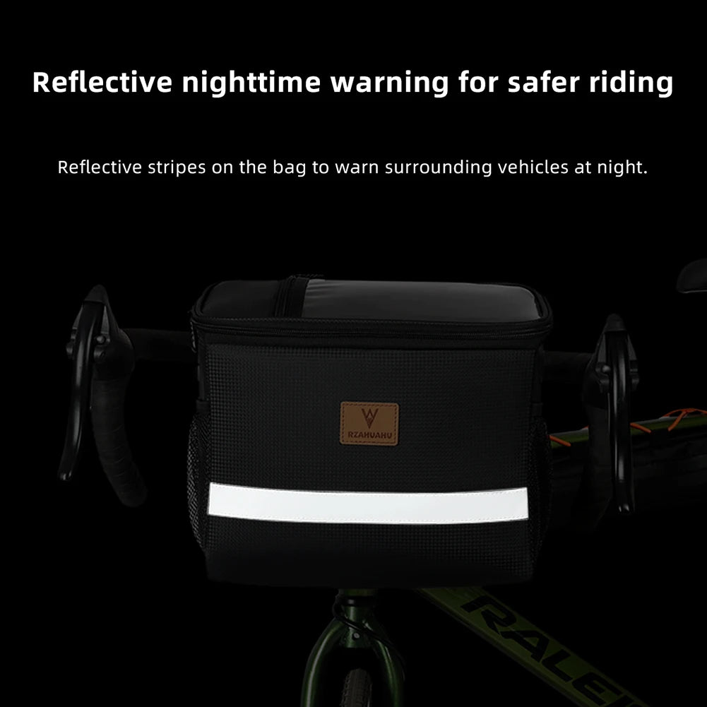 APWIKOGERH Front Bike Bag Waterproof Touch Screen Pouch