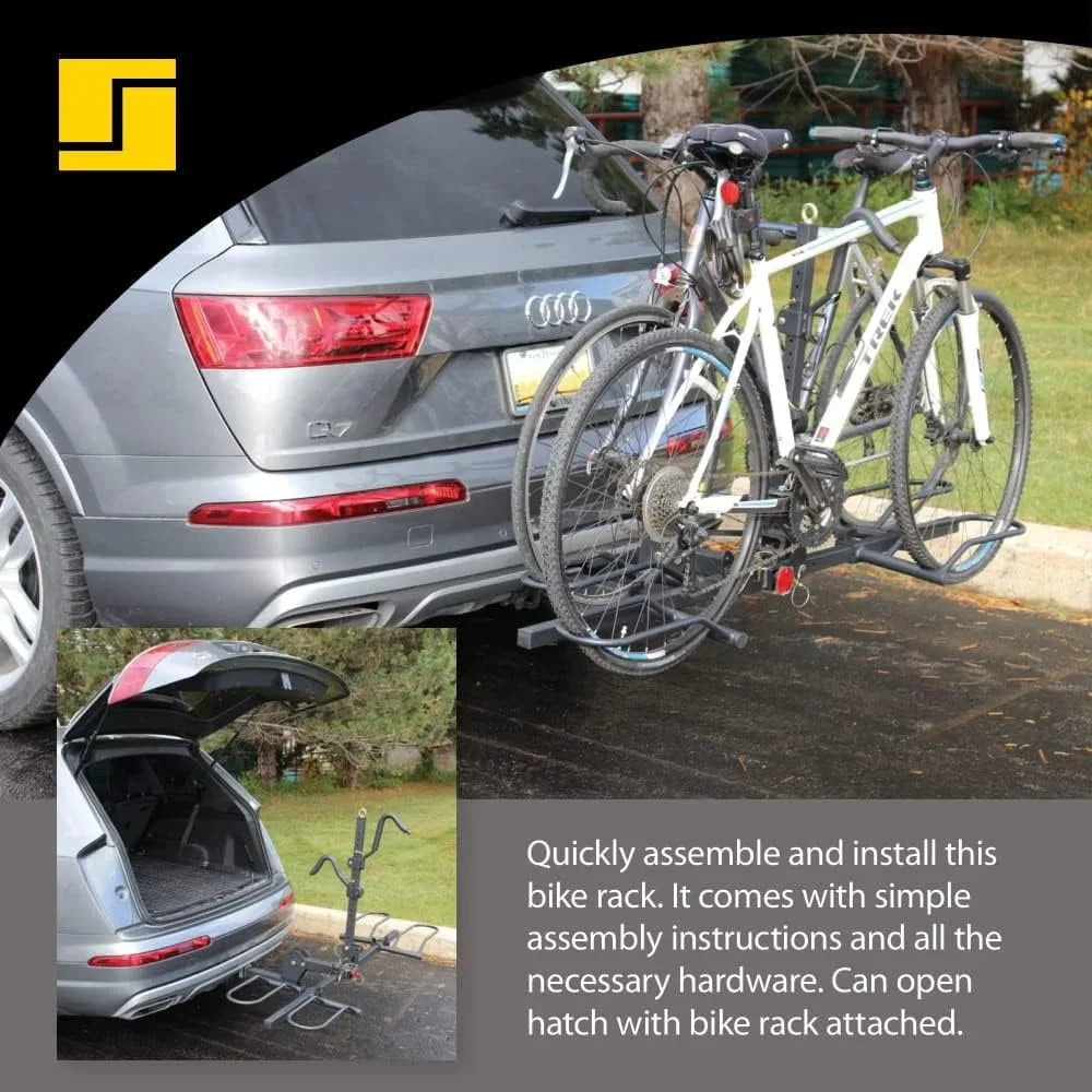Hignconcerned Bike Carrier 2 Bike Hitch Mount For Car