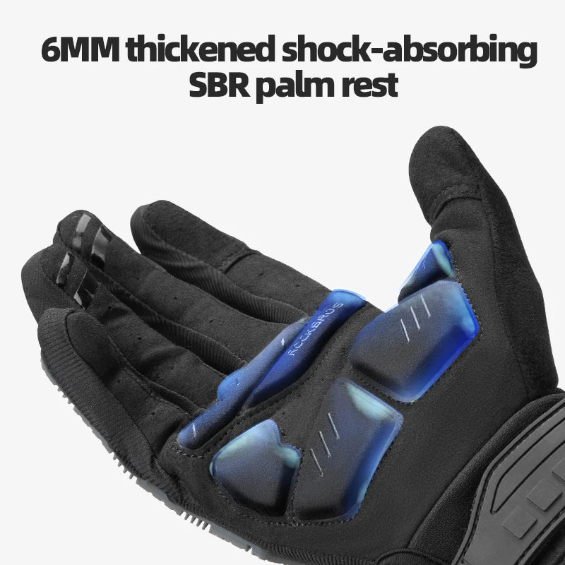 ROCKBROS Cycling Gloves Tactical Thickened Pad Shockproof