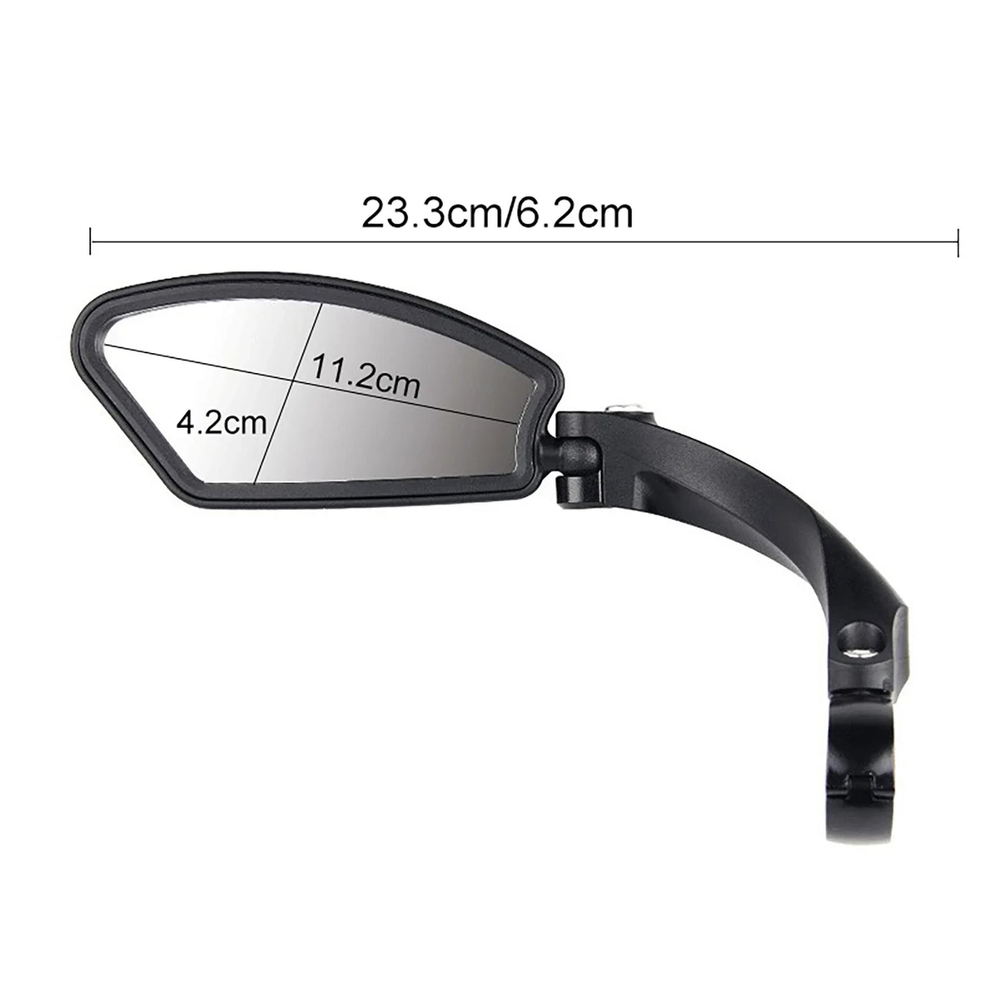 Shunmaii Wide Range Rearview Bicycle Mirror 360 Rotation