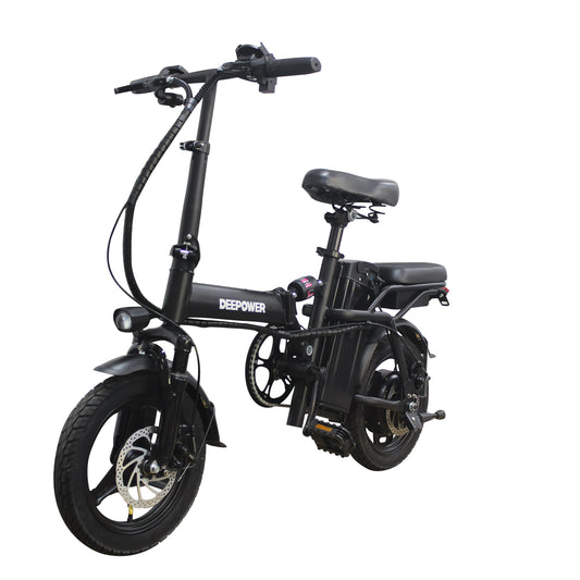 DEEPOWER Folding Electric Bike 48V 15Ah 400W City Commuter