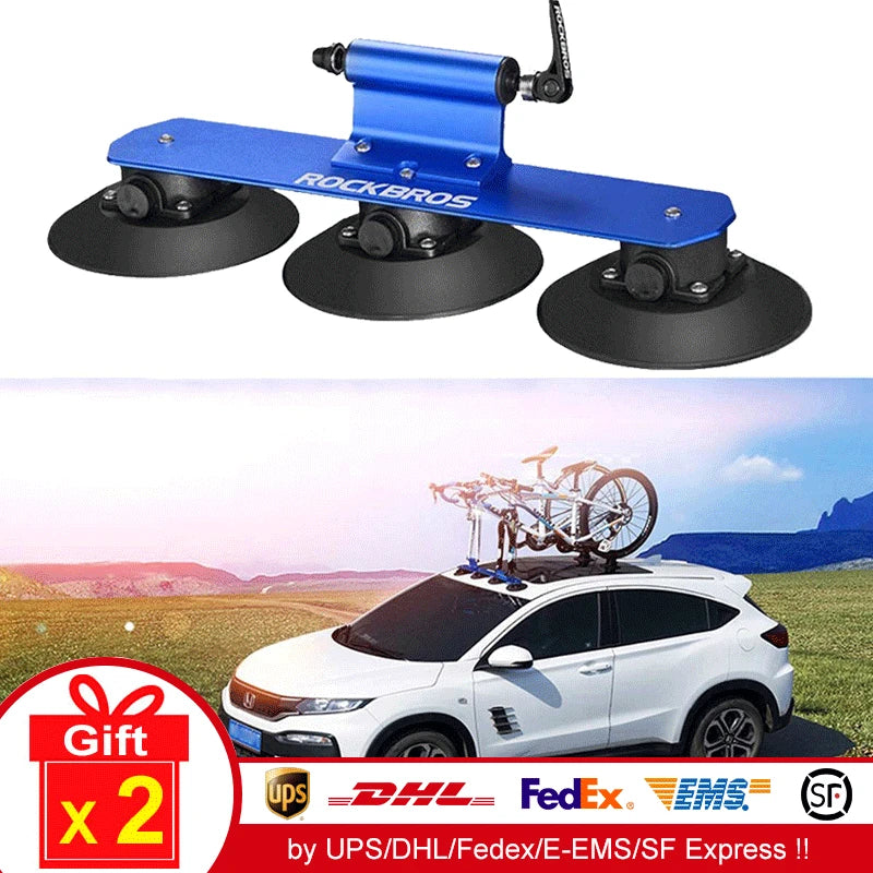 Rockbros Car Top Bicycle Rack Quick Install Roof Carrier