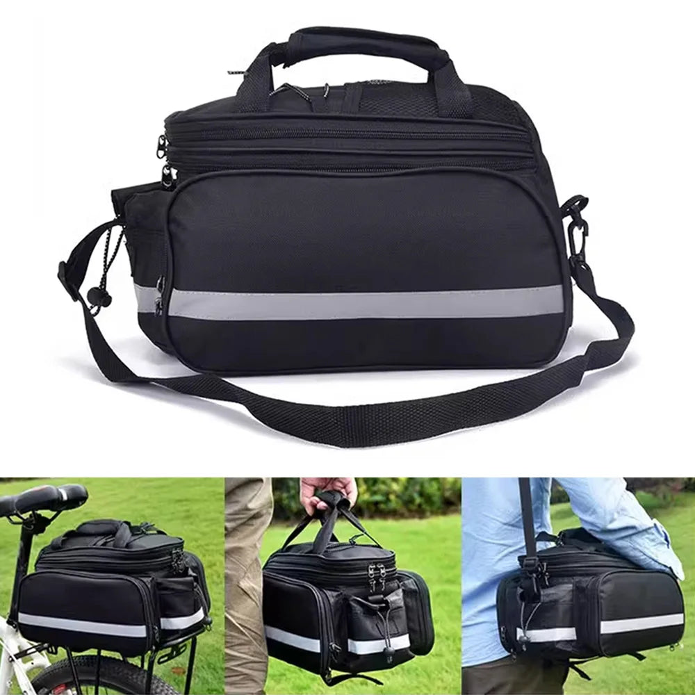 Hign Concerned Bicycle Bag Saddle Trunk Rack Bag Capacity