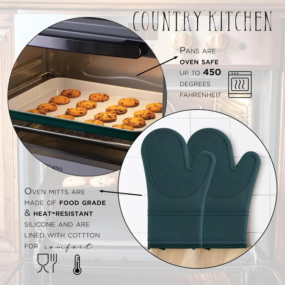 Sage 13 Piece Nonstick Stackable Bakeware Set With Release