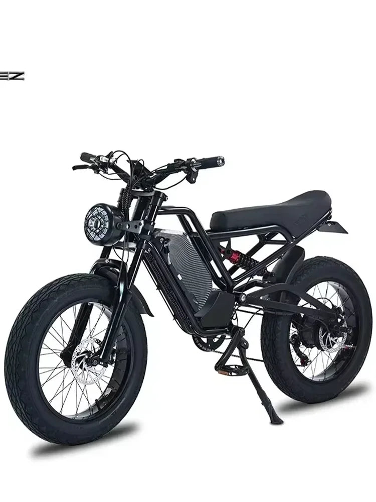 Akez 1500W 48V 18Ah Mountain Electric Fat Tire Bike