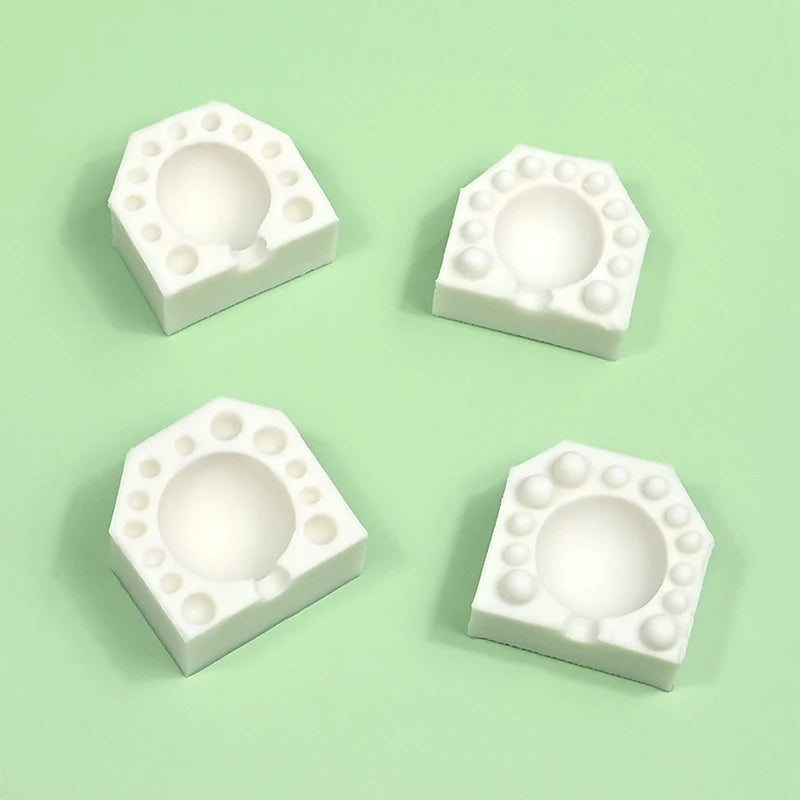 Cake Tools Mini 3D Oval Balloon Silicone Mold For Fondant