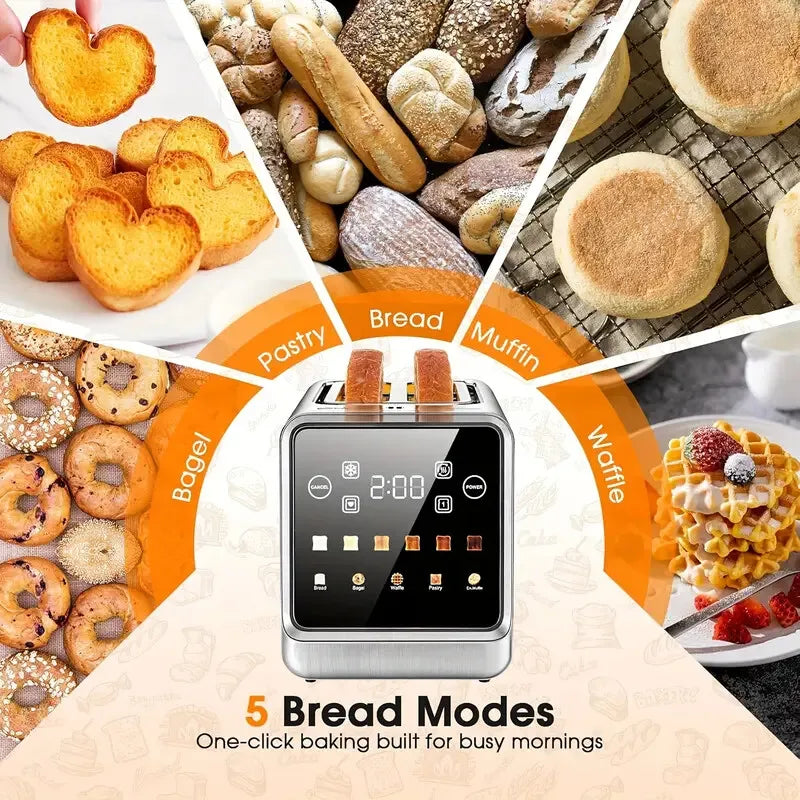 Beinilai Smart Touch Screen Toaster With Memory Function