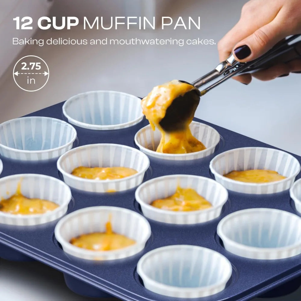 Nonstick Bakeware Set Baking Sheets And Cookie Pans