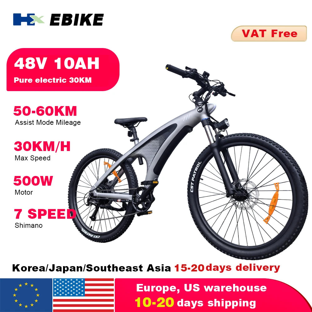 HX Q5 2000W Electric Mountain Bike 48V 20Ah Off Road