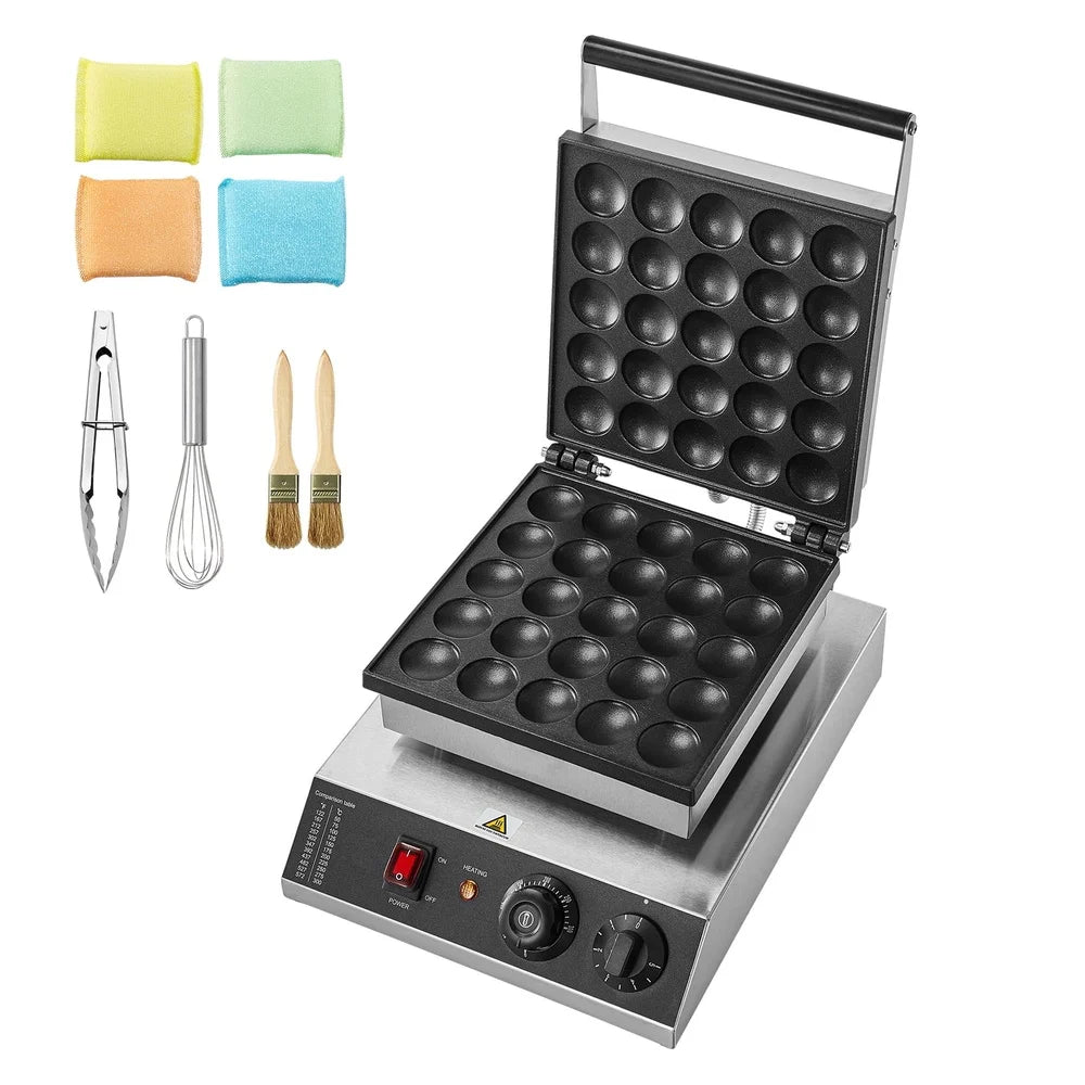 XMSJ 1700W Stainless Steel Waffle Maker With Easy Cleanup