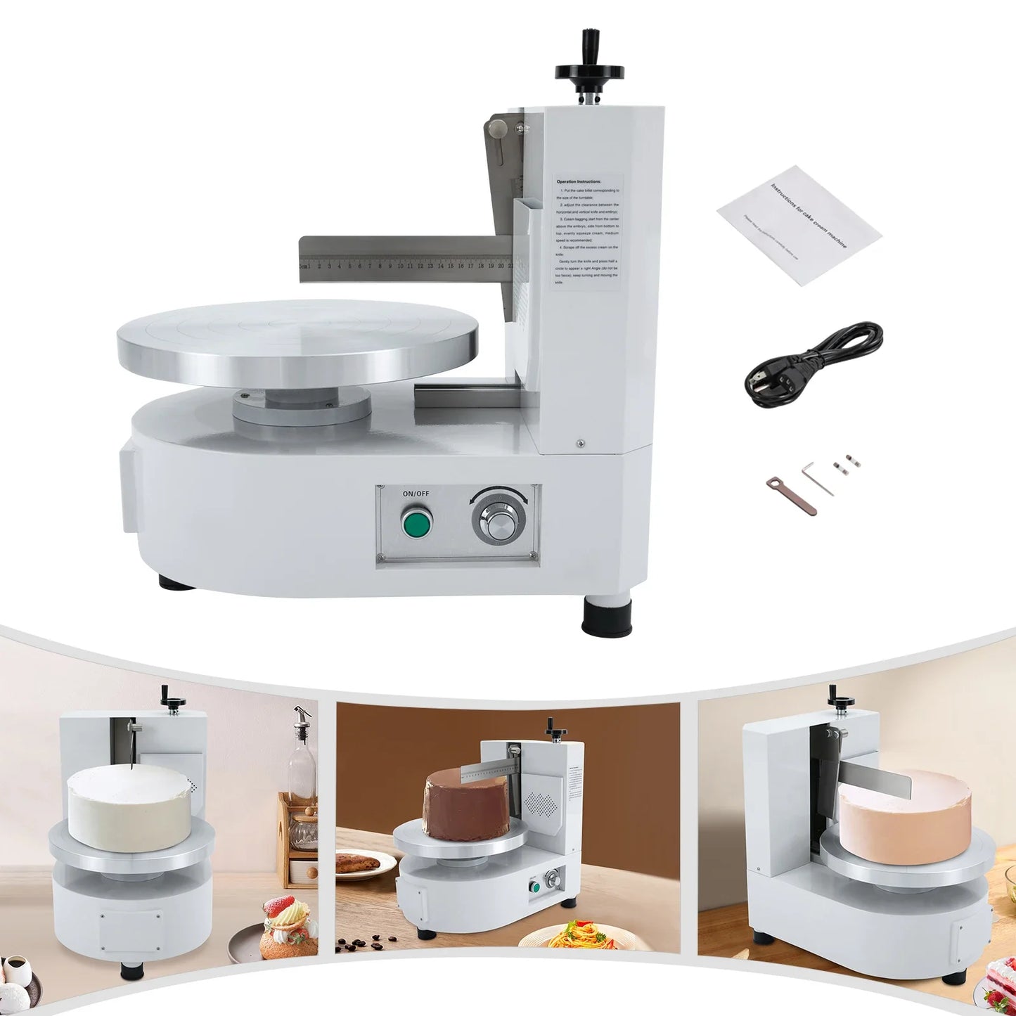 Cake Tools Cream Coating Machine For Professional Cakes