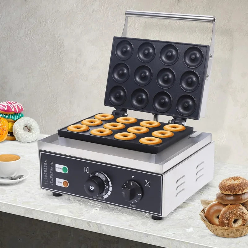 XMSJ Mini Donut Electric Maker Nonstick Donut Baker