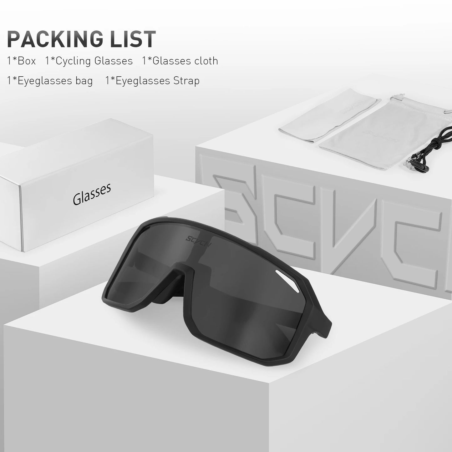 SCVCN Cycling Glasses Sunglasses For MTB BMX Men Women