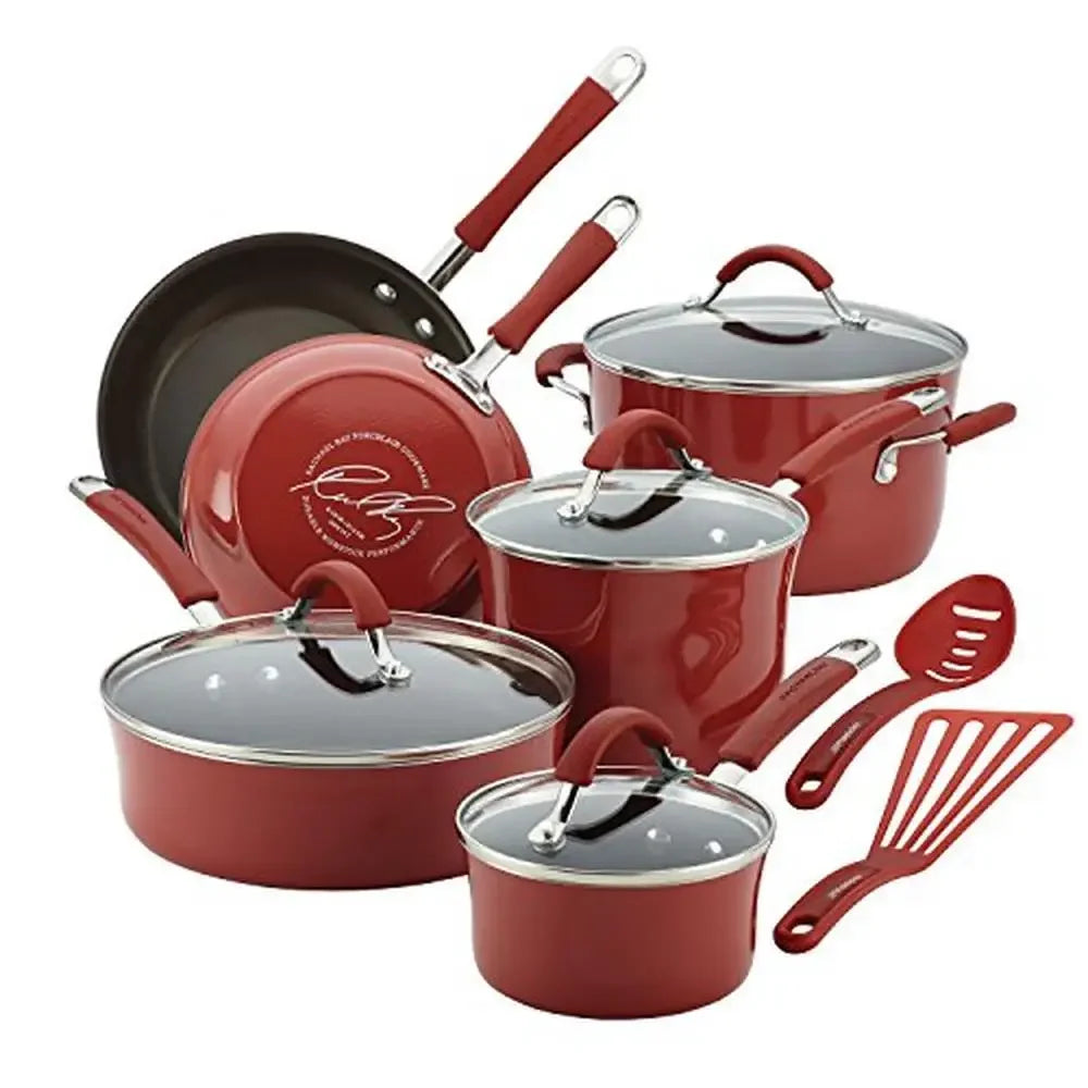 XMSJ 10 Piece Nonstick Bakeware And Cookware Set Premium