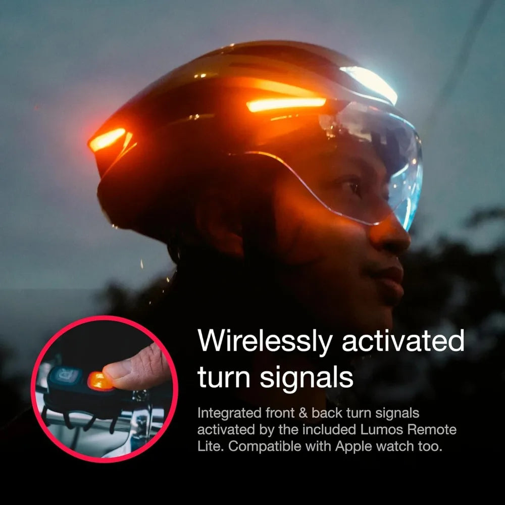 Hignconcerned Smart Bike Helmet With Front And Rear Leds