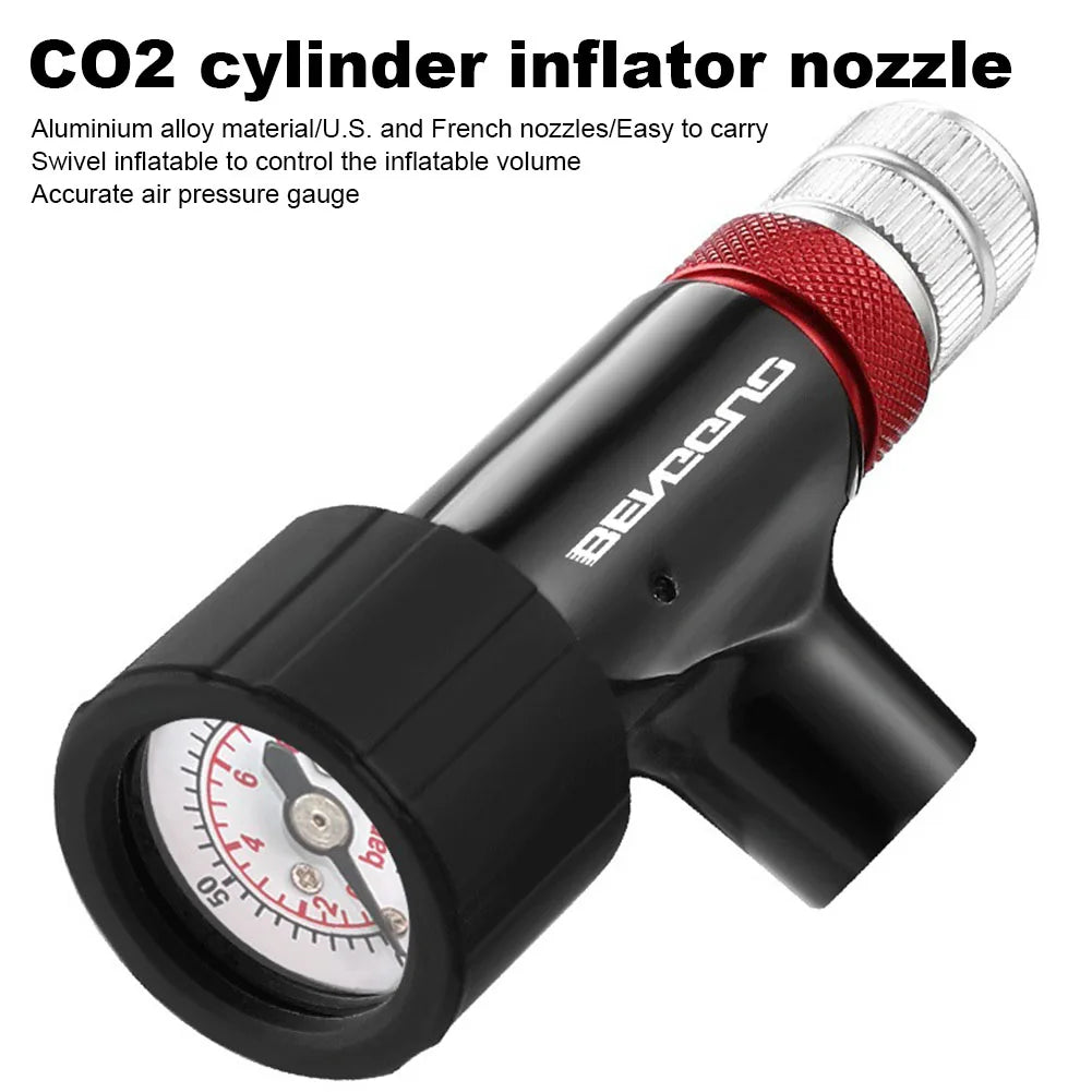 Shunmaii Bicycle Quick Inflatable Head Lightweight Inflator