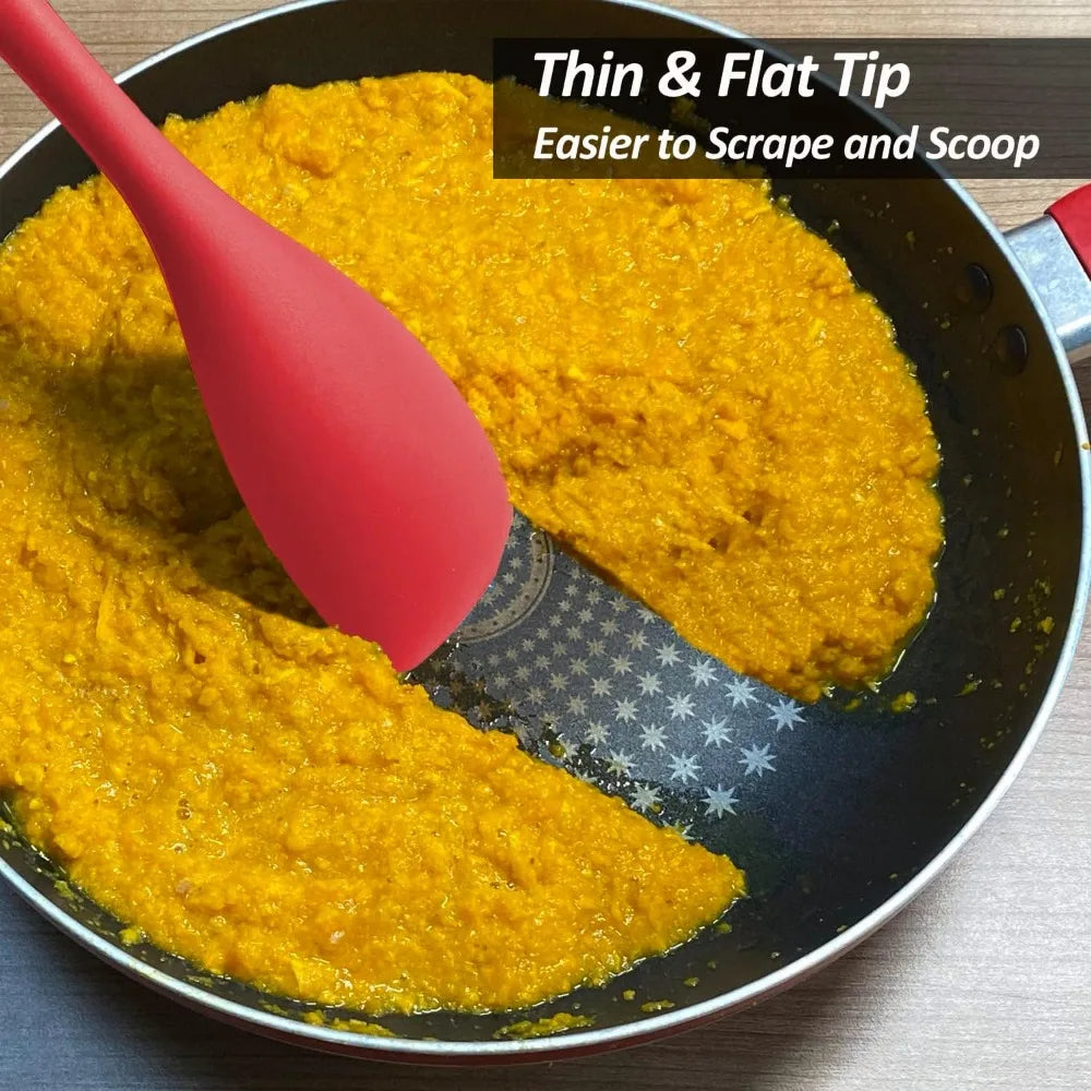 Hign-concerned Silicone Spatula Spoon Set Heat Resistant