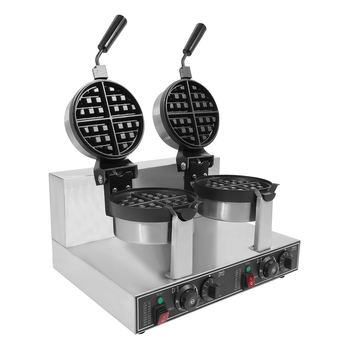 Stainless Steel Waffle Maker Double Head For Home Restaurant