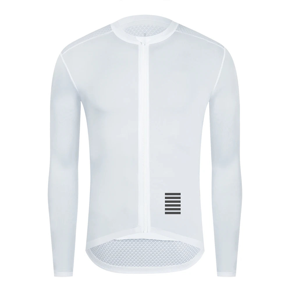 YKYWBIKE Mens Long Sleeve Cycling Jersey Pro Team Jersey