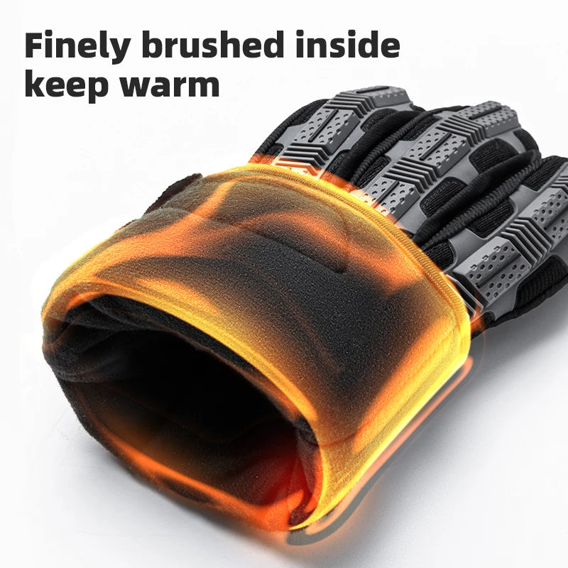 ROCKBROS Cycling Gloves Tactical Thickened Pad Shockproof
