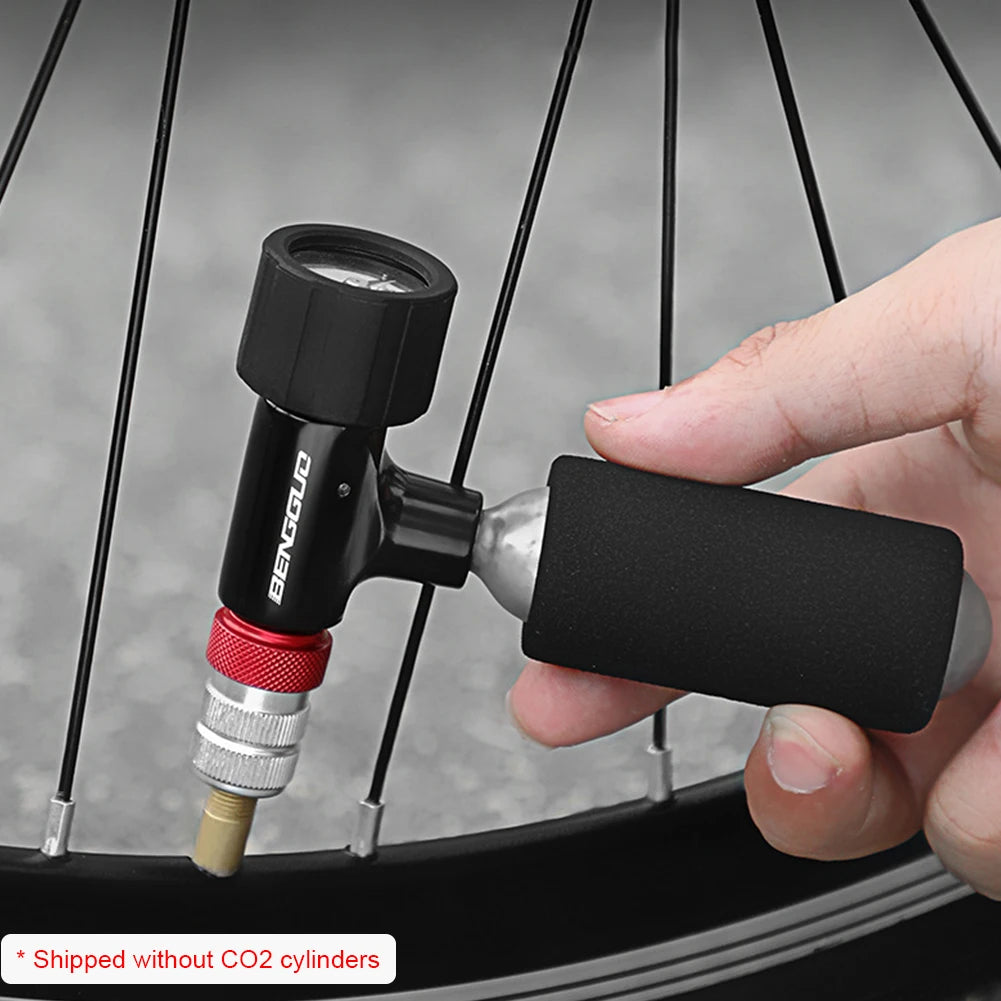 Hign-concerned CO2 Bicycle Pump With Sponge Cover Cap