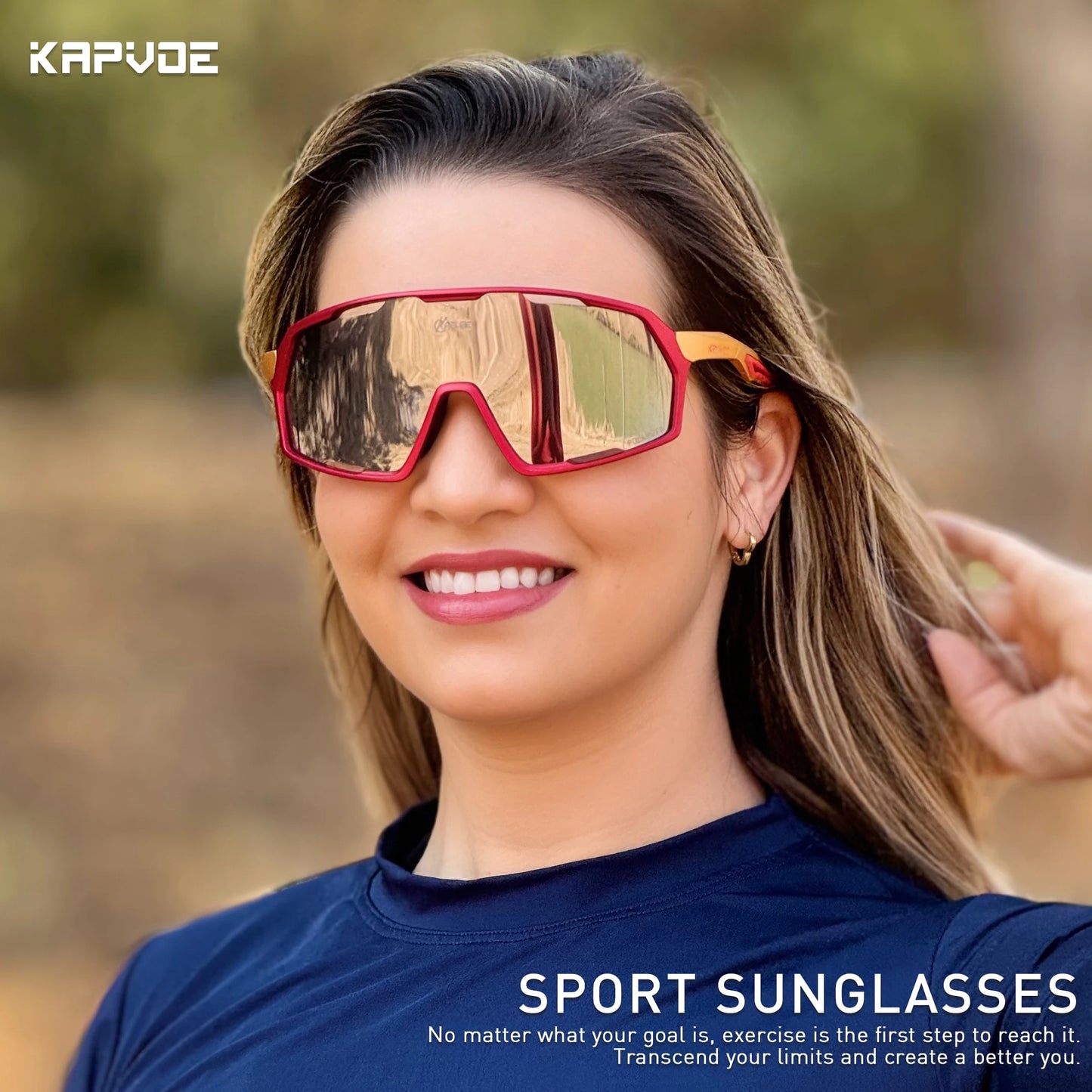 Kapvoe Cycling Glasses UV400 Protection Unisex Sunglasses